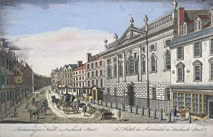 Holden Prints: Ironmongers Hall, London, c1750. Artist: T Loveday