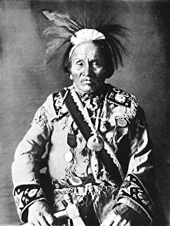Robert Wilson Prints: An Iroquois chief, 1912. Artist: Robert Wilson Shufeldt