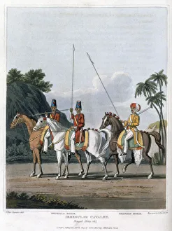 Irregular Cavalry, Bengal Army 1817 (1819). Artist: Havell & Son