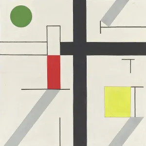 Schwitzerland Prints: Four irregular spaces, 1932. Creator: Taeuber-Arp, Sophie (1889-1943)