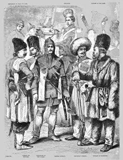 Circassian Prints: Irregular Troops; The Russian Army c1854, 1854. Creator: Unknown