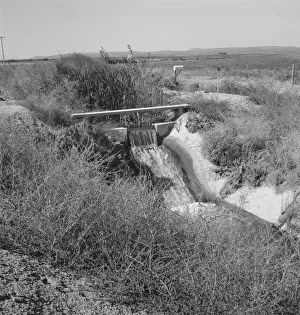 Irrigation Prints: Irrigation ditch, showing drop in canal