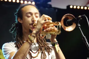 Irwin Hall, Love Supreme Jazz Festival, Glynde Place, East Sussex, 2015. Artist: Brian O Connor