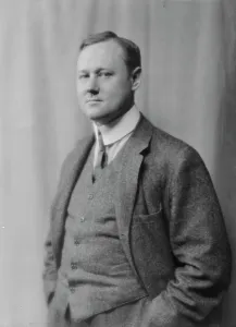 Irwin, Wallace, Mr. portrait photograph, 1916 Jan. 7. Creator: Arnold Genthe
