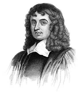 Sir Isaac Collection: Isaac Barrow, 17th century English classical scholar, theologian, and mathematician, (c1850)