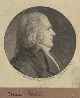 Mezzotint Prints: Isaac Bell, 1797. Creator: Charles Balthazar Julien Fevret de Saint-Memin