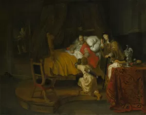 Isaac Gallery: Isaac Blessing Jacob, 1642. Creator: Gerbrand van den Eeckhout