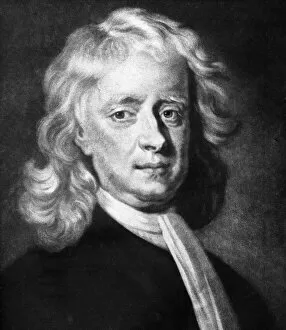 Sir Isaac Collection: Isaac Newton (1642-1727), English mathematician, astronomer and physicist