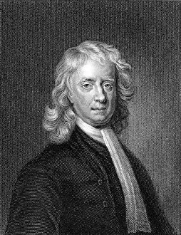 Sir Isaac Collection: Isaac Newton, English mathematician and physicist