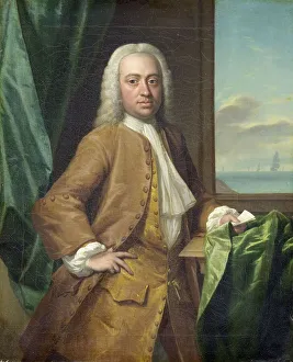 Dyck Philip Van Prints: Isaac Parker (1702-55), Merchant of Middelburg, 1734. Creator: Philip Van Dijk