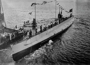 Submarine Prints: ISAAC PERAL, Spain, 1916. Creator: Bain News Service