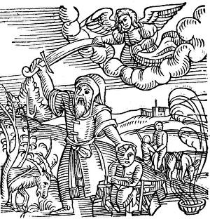 Restraint Prints: Isaac being saved from sacrifice, 1557
