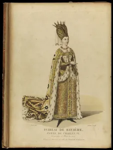 Isabeau de Baviere, Queen of France, Late 18th cent Artist: Gatine, Georges Jacques (1773-1831)