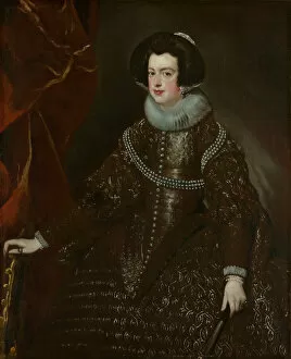 Pearl Necklace Collection: Isabella of Bourbon, Wife of Philip IV of Spain, c. 1632