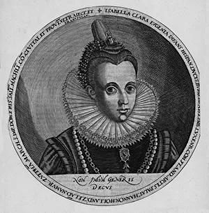 Tondo Prints: Isabella Clara Eugenia. Creator: Unknown