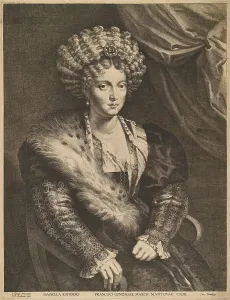 Lucas Vorsterman I Prints: Isabella d'Este. Creator: Lucas Vorsterman