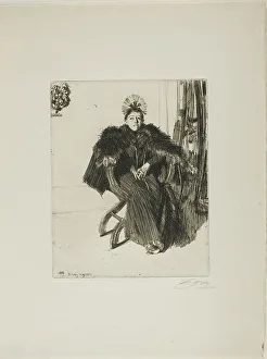 Signed Prints: Isabella Gardener, 1894. Creator: Anders Leonard Zorn