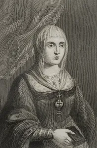 Prayer Book Prints: Isabella I, (1451-1504), Queen of Castile