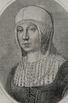 Crucifix Prints: Isabella I, (1451-1504), Queen of Castile