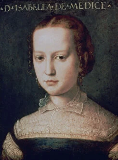 Bronzino Collection: Isabella de Medici, 16th century. Artist: Agnolo Bronzino