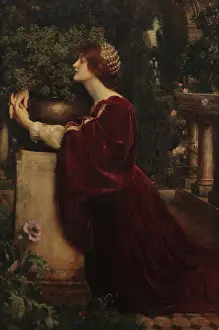 Isabella and the Pot of Basil, c1904. Creator: Nowell, Arthur Trevethin (1862-1940)