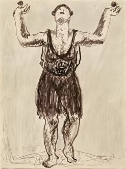 Strong Gallery: Isadora, 1906. Creator: Abraham Walkowitz