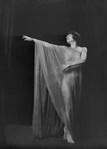 Veil Prints: Isadora Duncan dancer, between 1915 and 1923. Creator: Arnold Genthe