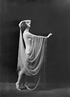 Veil Prints: Isadora Duncan dancer, between 1915 and 1923. Creator: Arnold Genthe