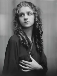 Fair Prints: Isadora Duncan dancer, portrait photograph, between 1915 and 1923. Creator: Arnold Genthe
