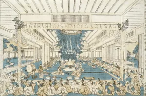 Shintoism Prints: Ise Shrine Festival, between 1767 and 1770. Creator: Utagawa Toyoharu