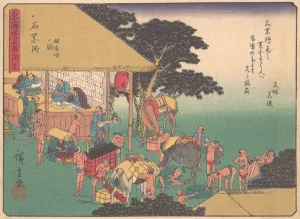 Scribe Prints: Ishiyakushi, from the series The Fifty-three Stations of the Tokaido Road