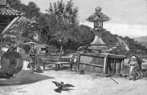 Charles Edward Fripp Prints: Ishiyama, on the Banks of the Seta River