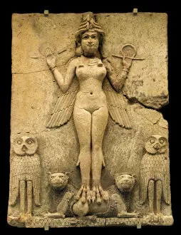 Assyrian Art Gallery: Ishtar, Queen of Night, 19th century BC. Artist: Assyrian Art