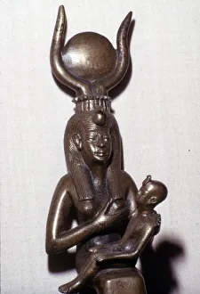 Isis and Horus. Bronze Egyptian Deities, 7th century BC-6th century BC Isis and Horus. Bronze Egyptian Deities, 7th century BC-6th century BC
