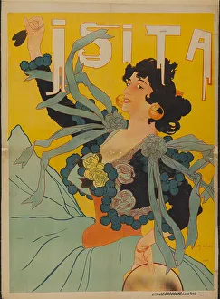 Play Music Prints: Isita, 1895. Creator: Feure, Georges de (1868-1928)