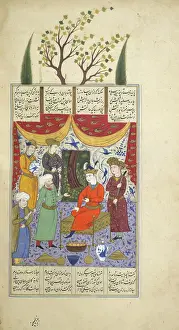 Message Prints: Iskandar sending a letter, 1630-1640. Creator: Unknown