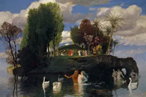 Celebrations Prints: The island of life, 1888. Creator: Arnold Bocklin