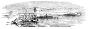 Franco Moroccan War Prints: Island of Mogadore, 1844. Creator: Unknown