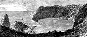 Indian Ocean Prints: The Island of St. Paul: the Crater, 1871. Creator: Unknown