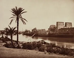 Nile Prints: The Island and Temple at Philae, c1869. Creator: Unknown