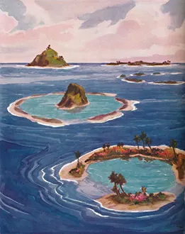 Islands Formed By Tiny Marine Creatures, 1935
