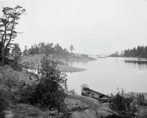 Islands Prints: Among the islands, Whitefish Bay, Ont. c1904. Creator: Unknown