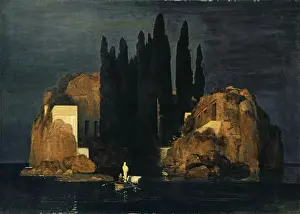 Island Prints: Isle of the Dead, 1880. Creator: Arnold Bocklin