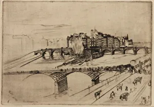 Isle De La Cite Prints: Isle de la Cite, Paris, 1859. Creator: James Abbott McNeill Whistler