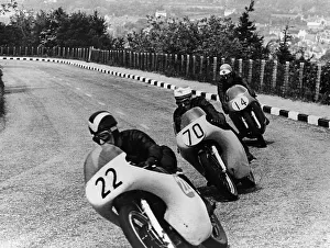 Corner Prints: Isle of Man Senior TT Race, 1958