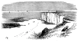 Read Prints: The Isle of Thanet: cliffs near Margate, 1873. Creator: Unknown