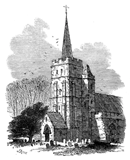 The Isle of Thanet: Minster Church, 1873. Creator: Unknown
