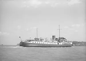 The Isle of Wight ferry Vecta, 1939. Creator: Kirk & Sons of Cowes