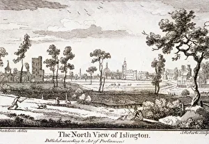 Jean Baptiste Claude Chatelain Prints: Islington, London, 1750. Artist: J Roberts