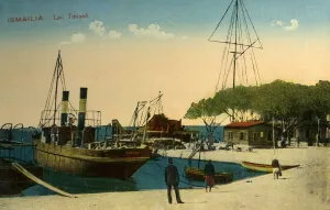 Shipping Route Prints: Ismailia - Lac Timsah, c1918-c1939. Creator: Unknown